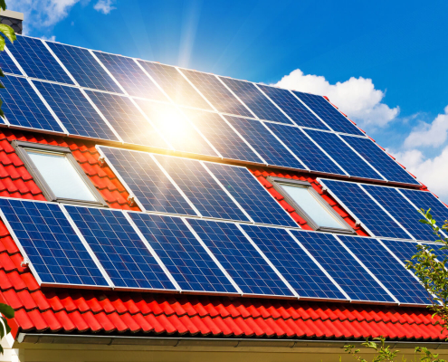 Photovoltaikversicherung Solaranlage auf dem Dach