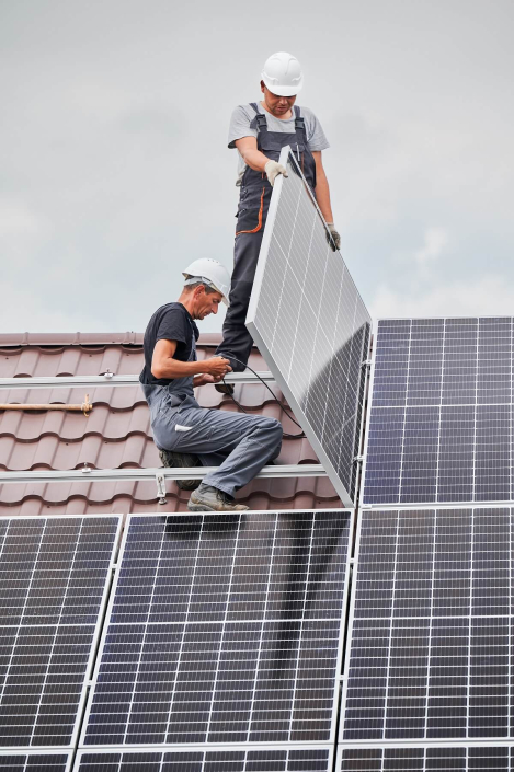 Photovoltaikversicherung Installation einer Solaranlage