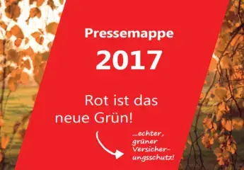 Titelseite der Pressemappe der Waldenburger Versicherung zur Nachhaltigkeit